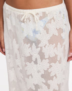 Womens Salt Bloom Lace Midi Skirt