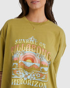 Womens Sunrise On The Beach T-Shirt