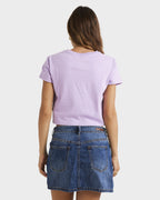Womens Happy Mind Crop T-Shirt