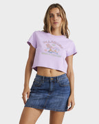 Womens Happy Mind Crop T-Shirt