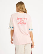 Womens Tropics Co Ringer T-Shirt