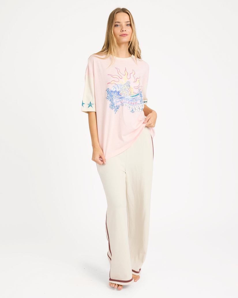 Womens Tropics Co Ringer T-Shirt