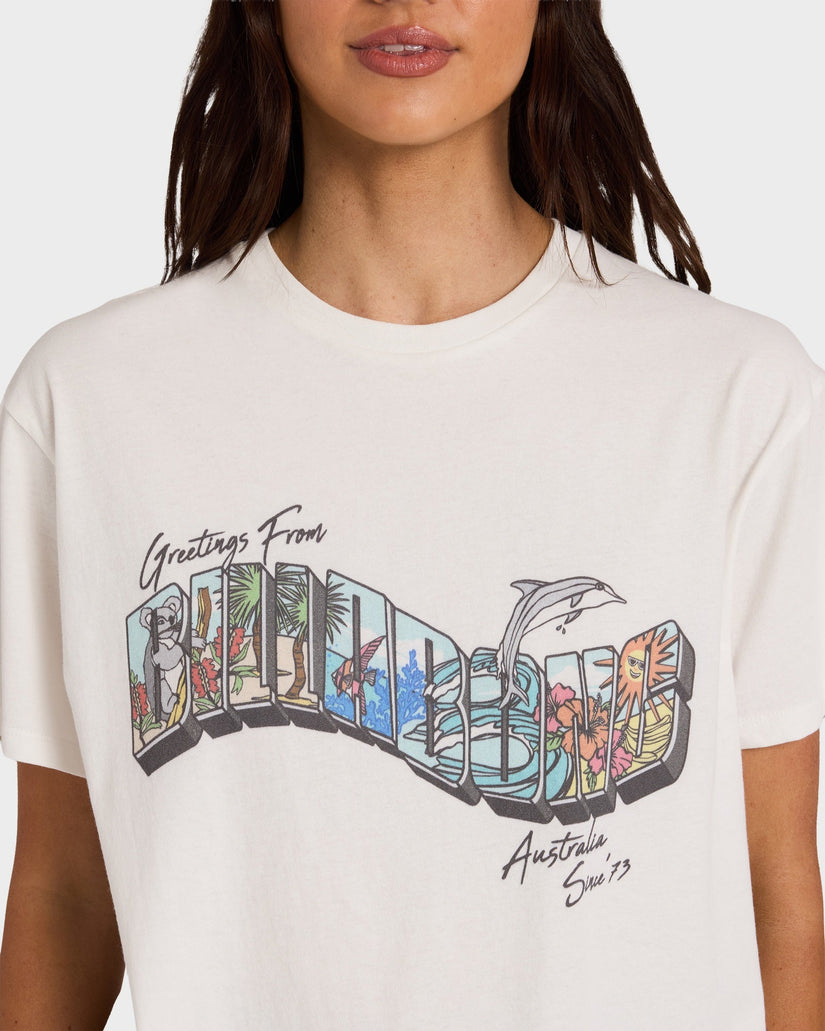 Womens Greetings From T-Shirt