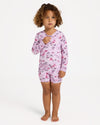 Girls 0-5 Hula Haze Long Sleeve Rash Vest