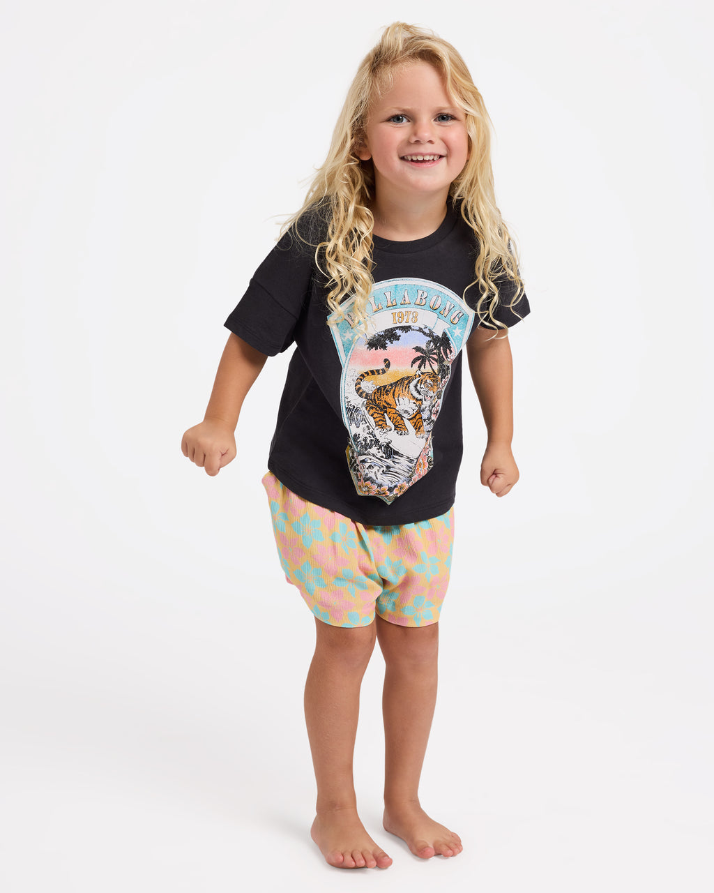 Girls 2-7 Surf Kitty T-Shirt