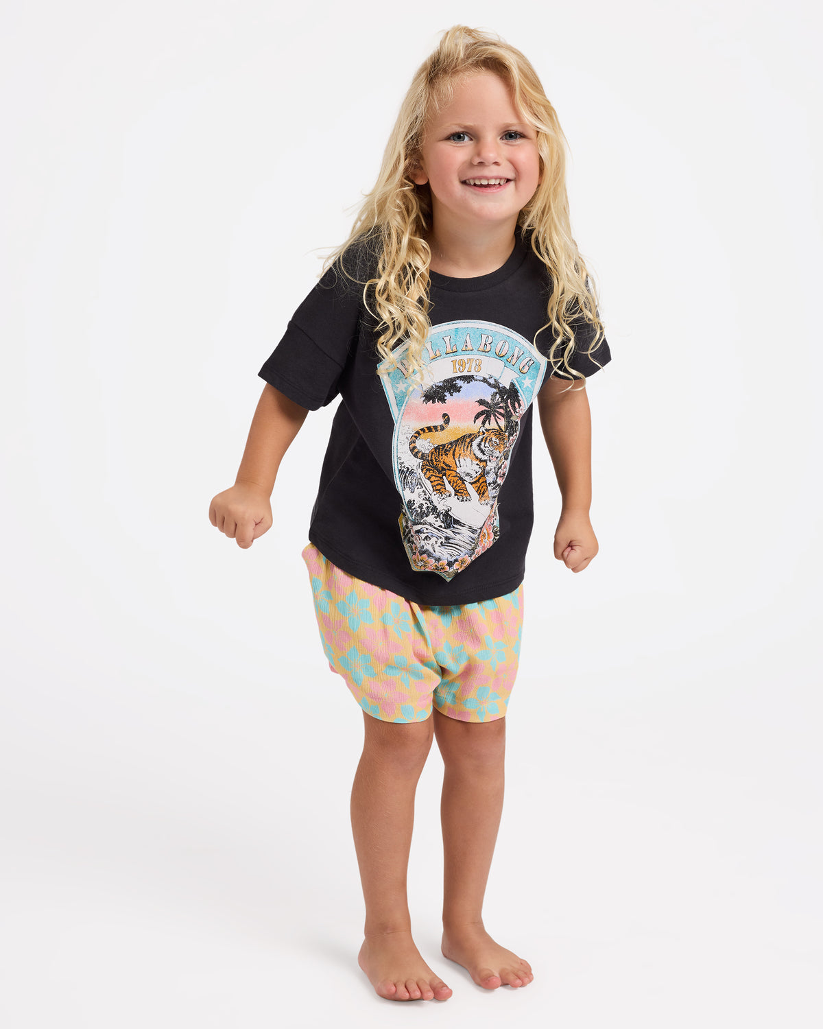 Girls 2-7 Surf Kitty T-Shirt