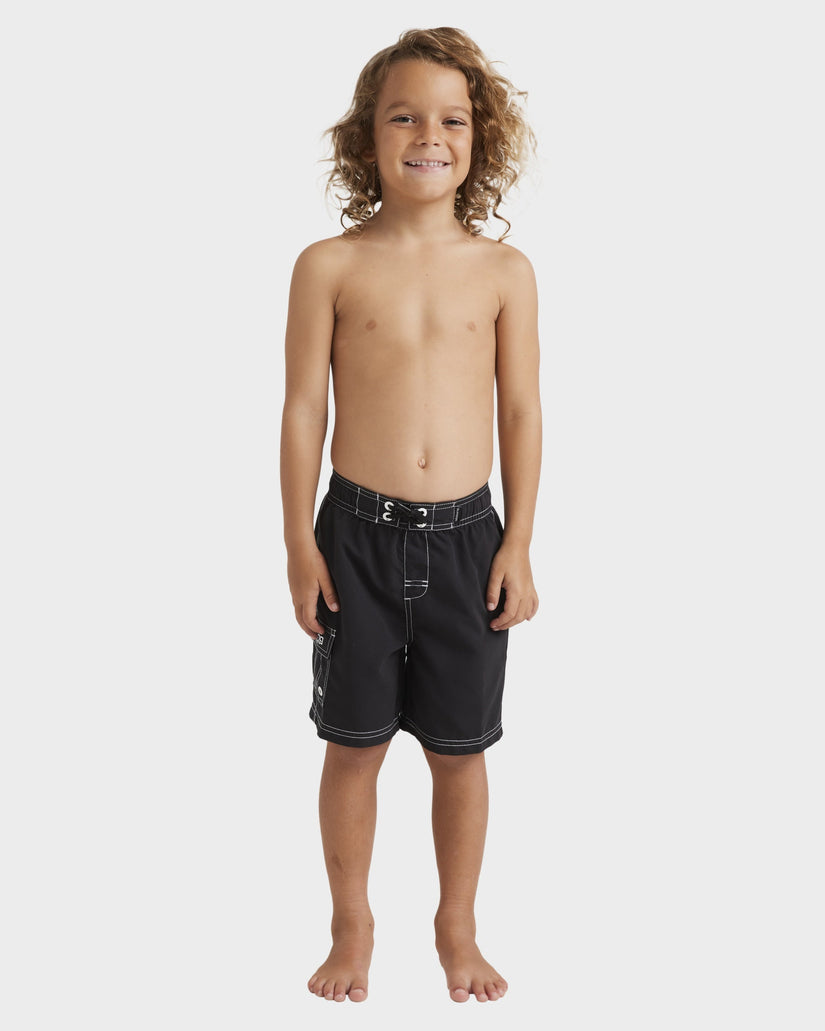 Boys 0-7 Groms Throw On Boardshorts