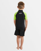 Boys 2-7 All Day Arch Short Sleeve Rash Vest