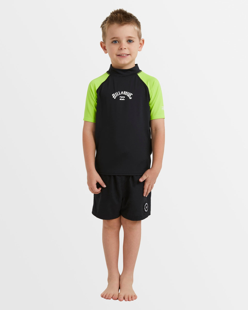 Boys 2-7 All Day Arch Short Sleeve Rash Vest