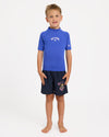 Boys 2-7 Groms All Day Arch Rf Short Sleeve Rash Vest