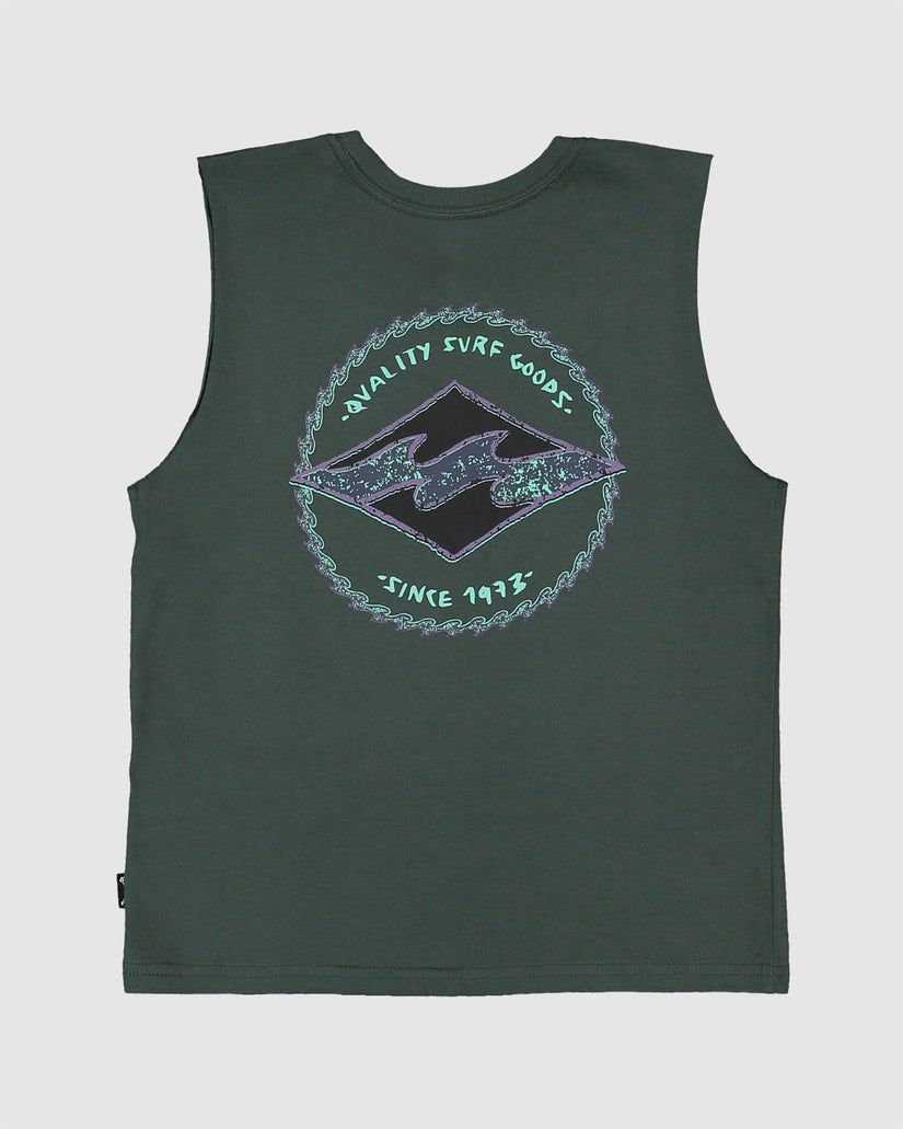 Boys 0-7 Rotor Diamond Tank Top