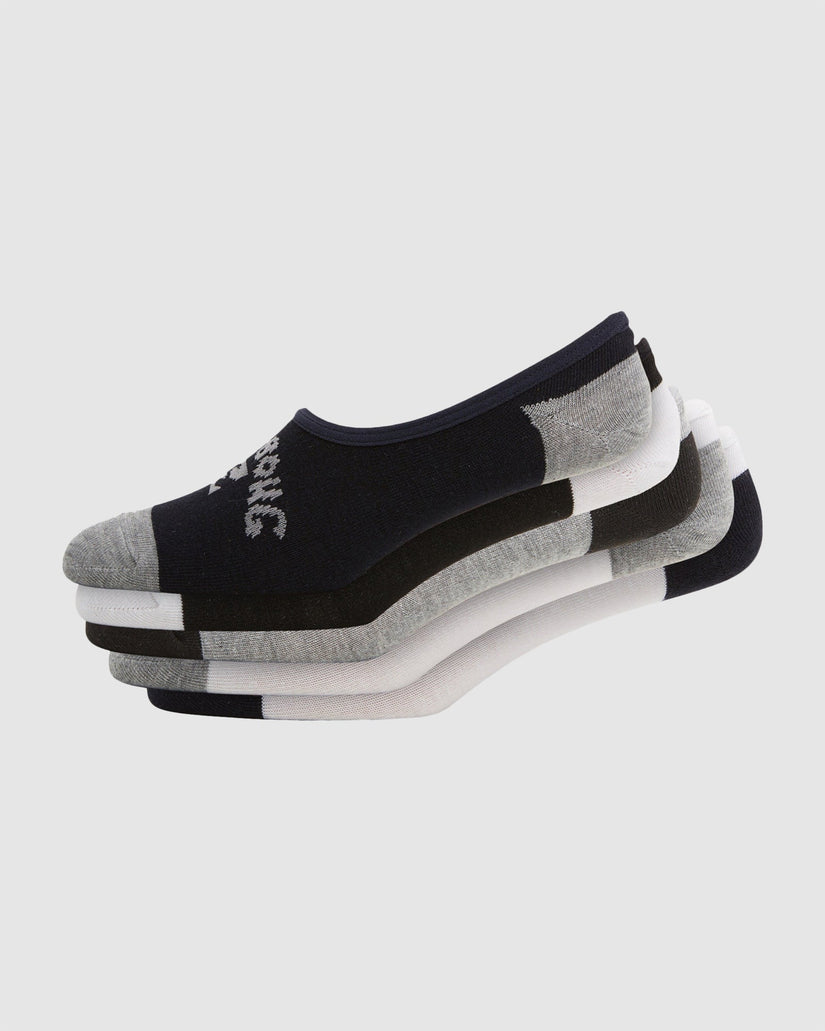 Mens Invisible 5 Pack Ankle Socks