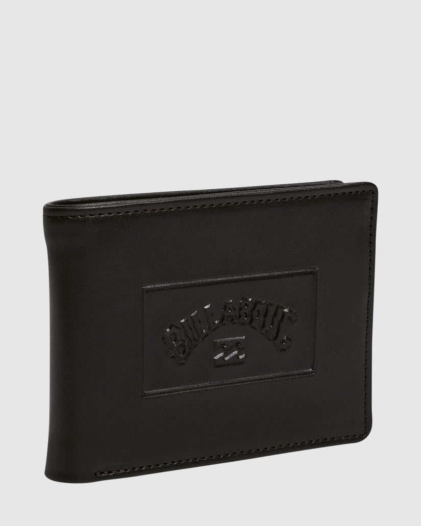 Mens Classic Flip Leather Wallet