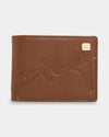 Mens Script Bi Fold Wallet