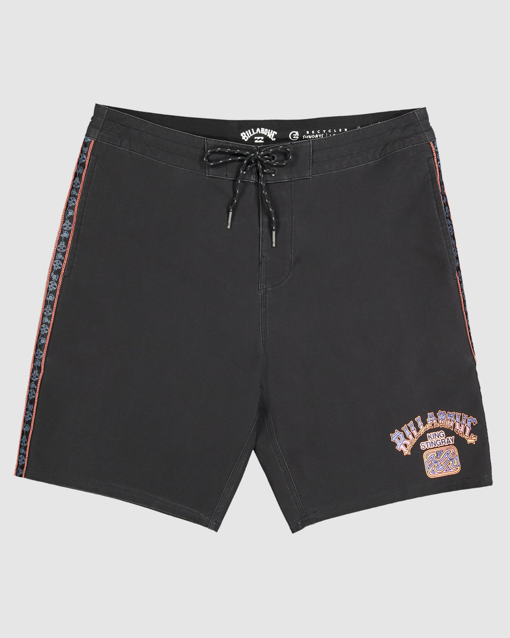 Mens King Stingray Placement Lo Tide Boardshorts