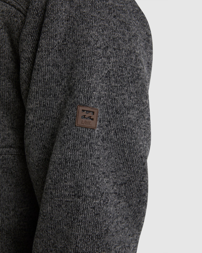 MENS BOUNDARY SHERPA ZIP UP HOODIE