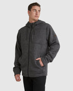MENS BOUNDARY SHERPA ZIP UP HOODIE