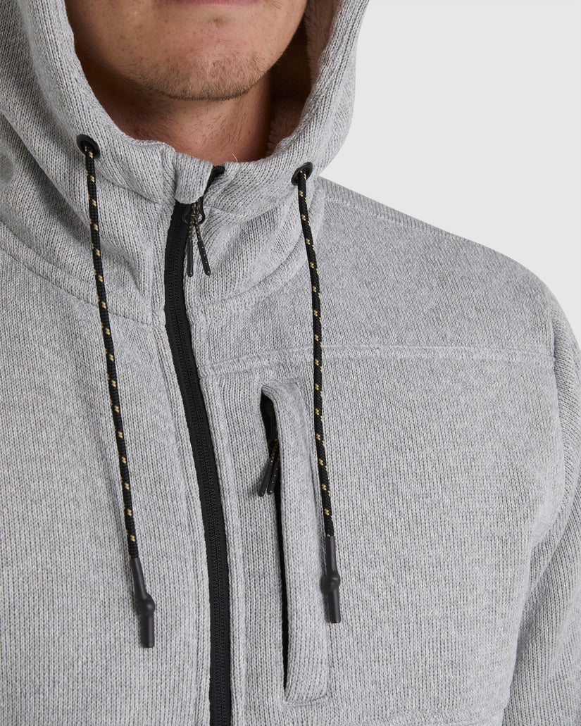 Mens A/Div Boundary Sherpa Zip Up Hoodie