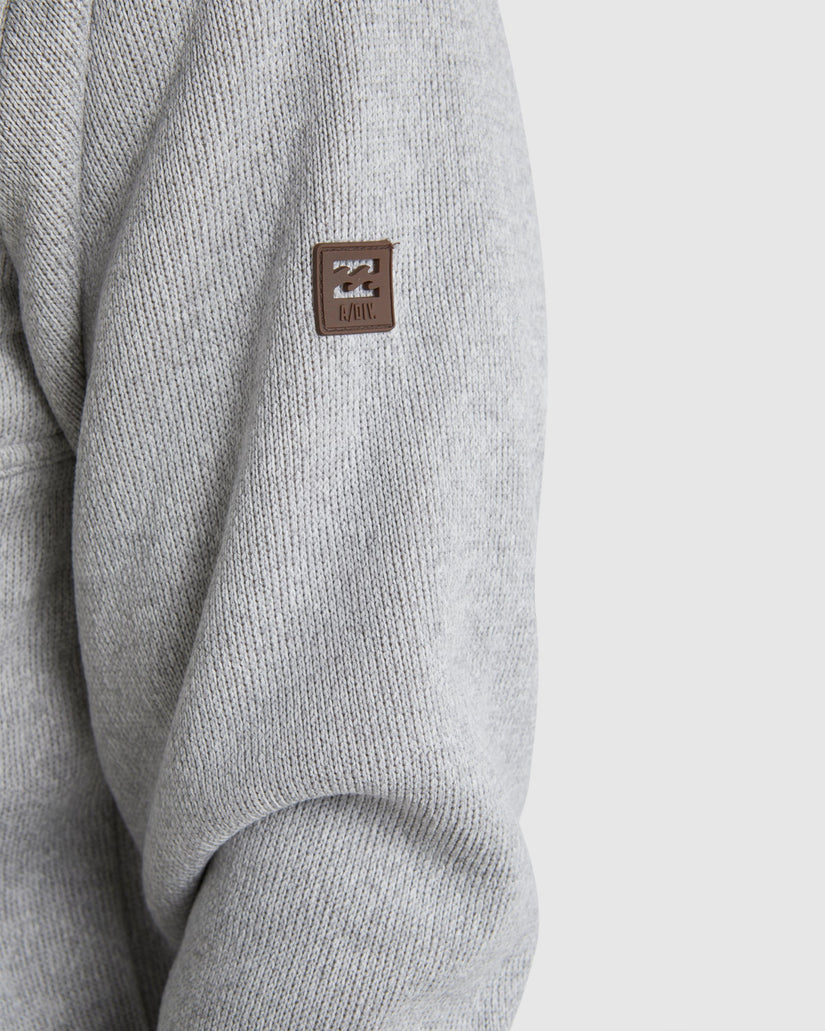 Mens A/Div Boundary Sherpa Zip Up Hoodie