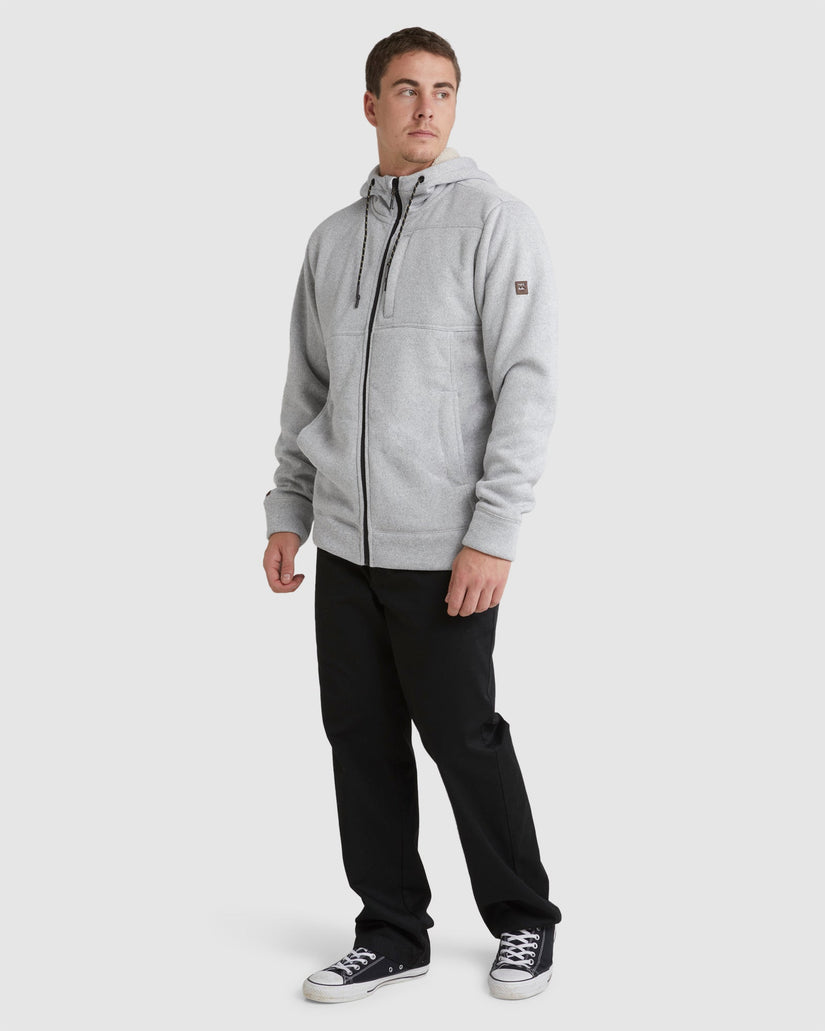 Mens A/Div Boundary Sherpa Zip Up Hoodie