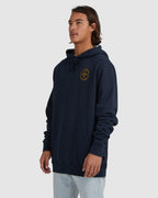 Mens Big Wave Daz Pop Pullover Hoodie
