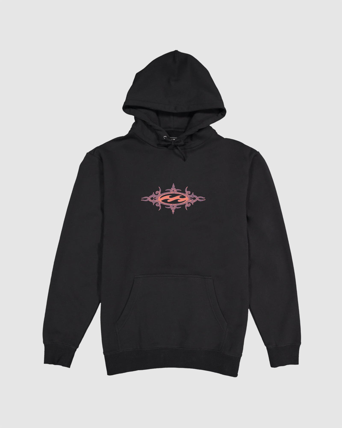 Mens Tonal Wave Pop Hoodie