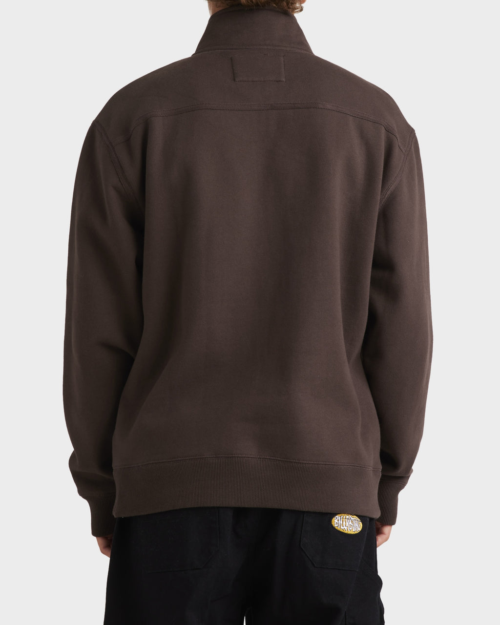 Mens Script Zip Up Hoodie