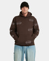 Mens Bong All Over Pop Pullover Hoodie
