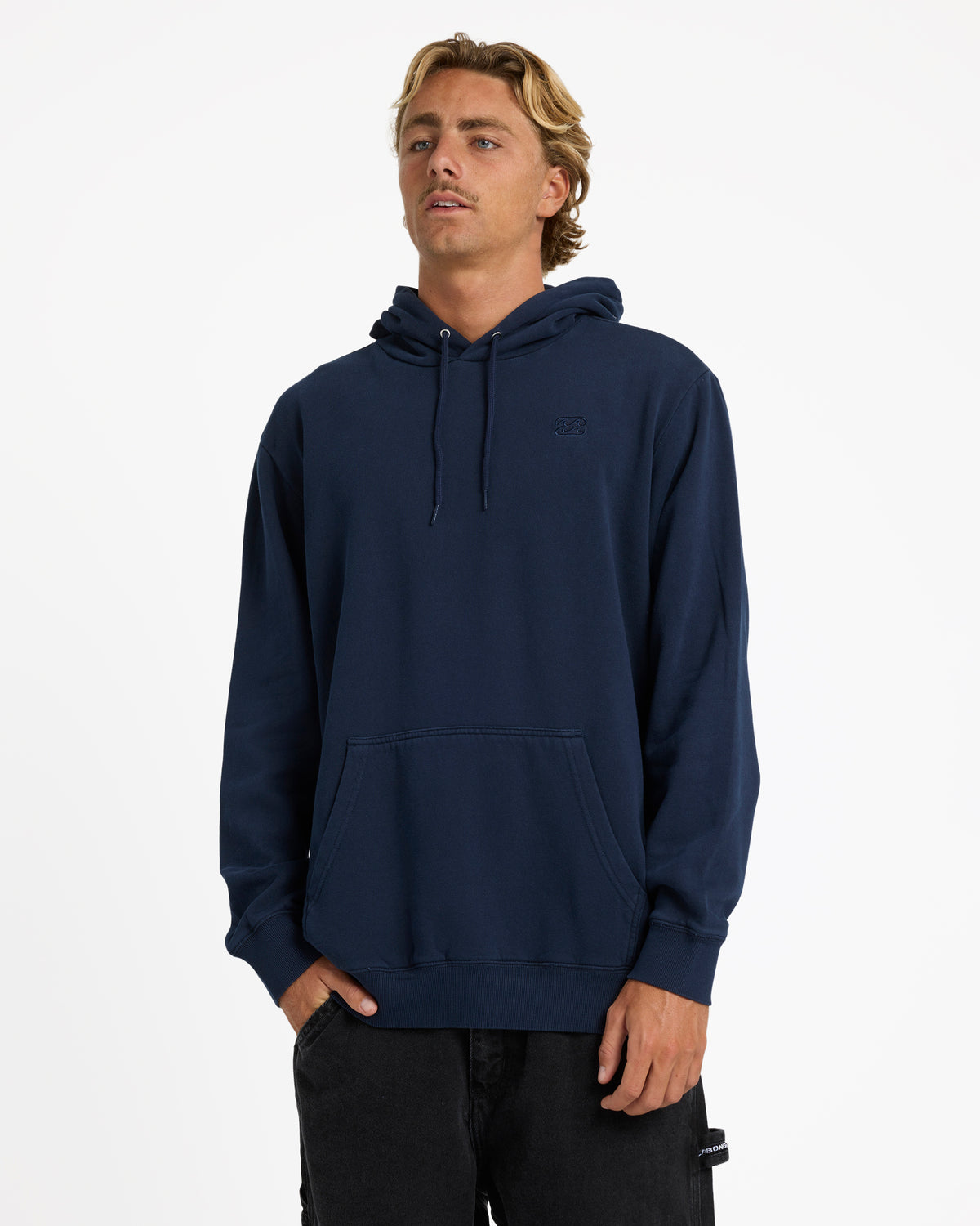 Mens Premium Wave Wash Pullover Hoodie