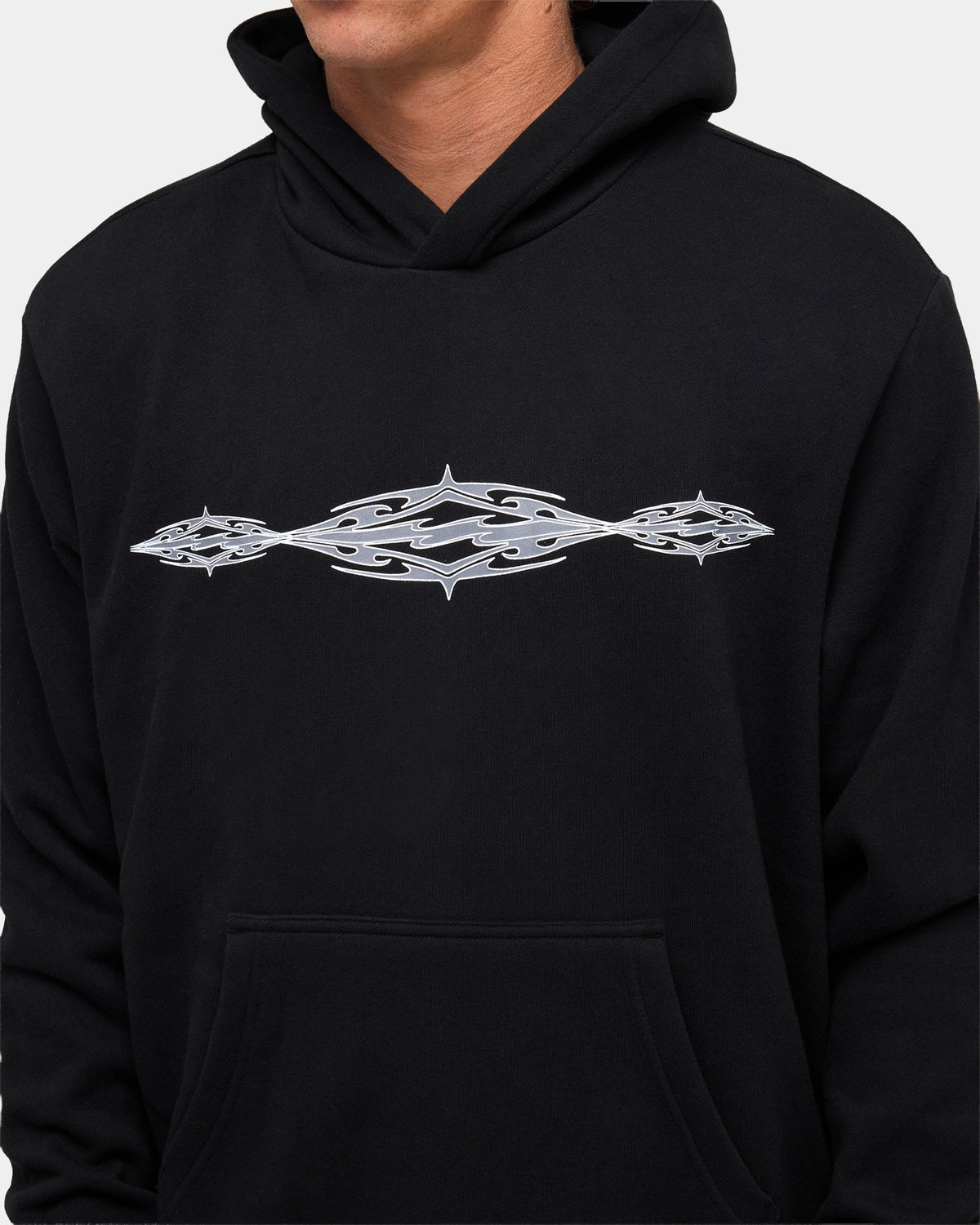 Mens Triple Up Pullover Hoodie