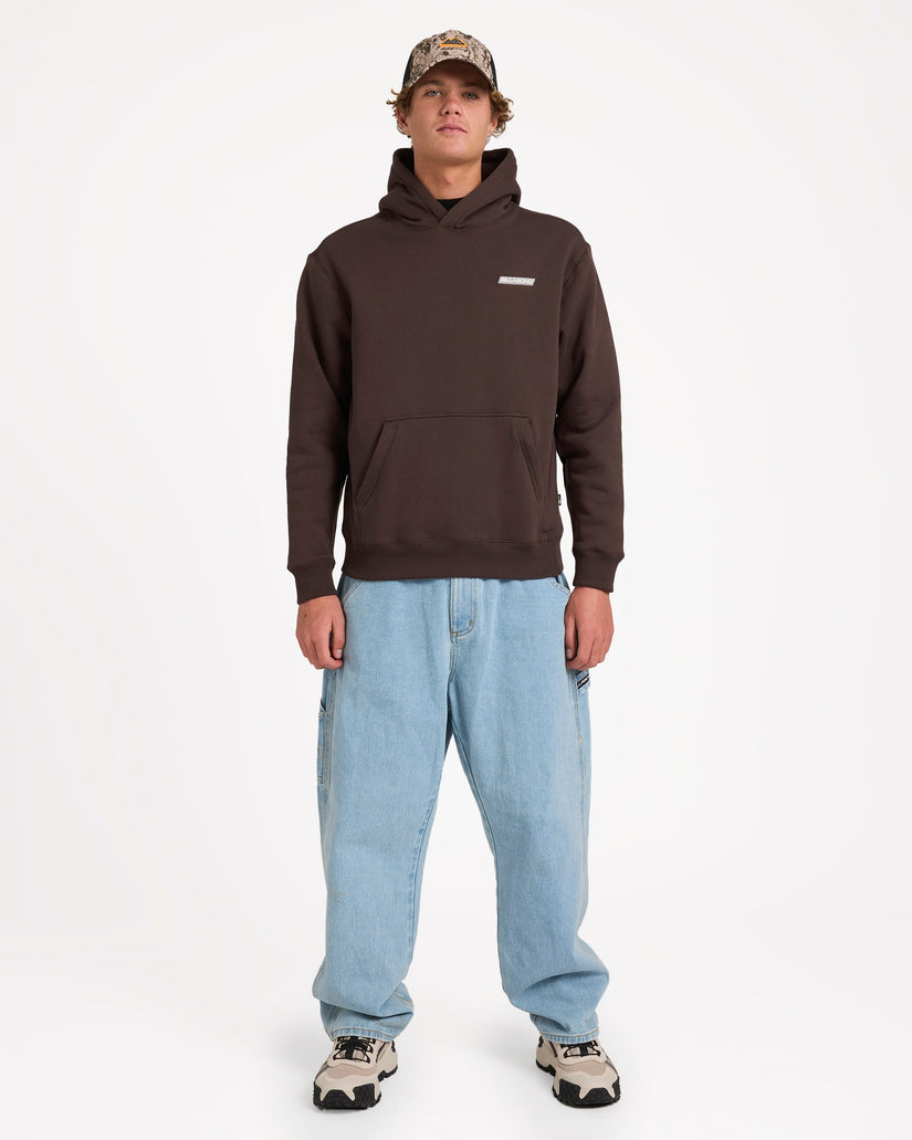 Mens Adiv Slant Pullover Hoodie