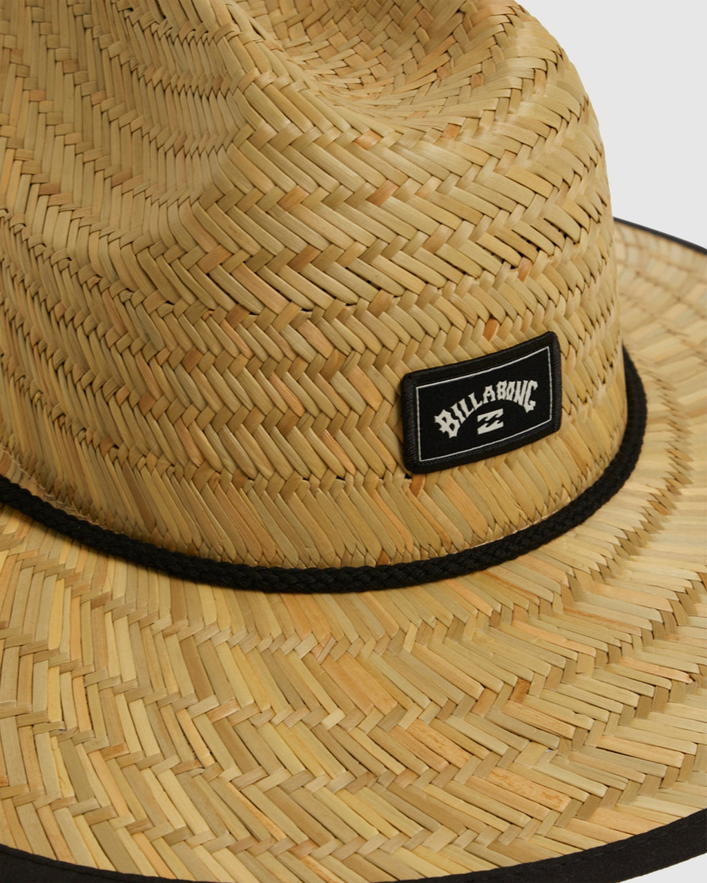 Mens Tides Print Straw Hat