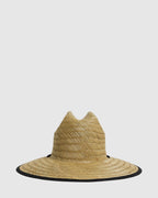 Mens Tides Print Straw Hat