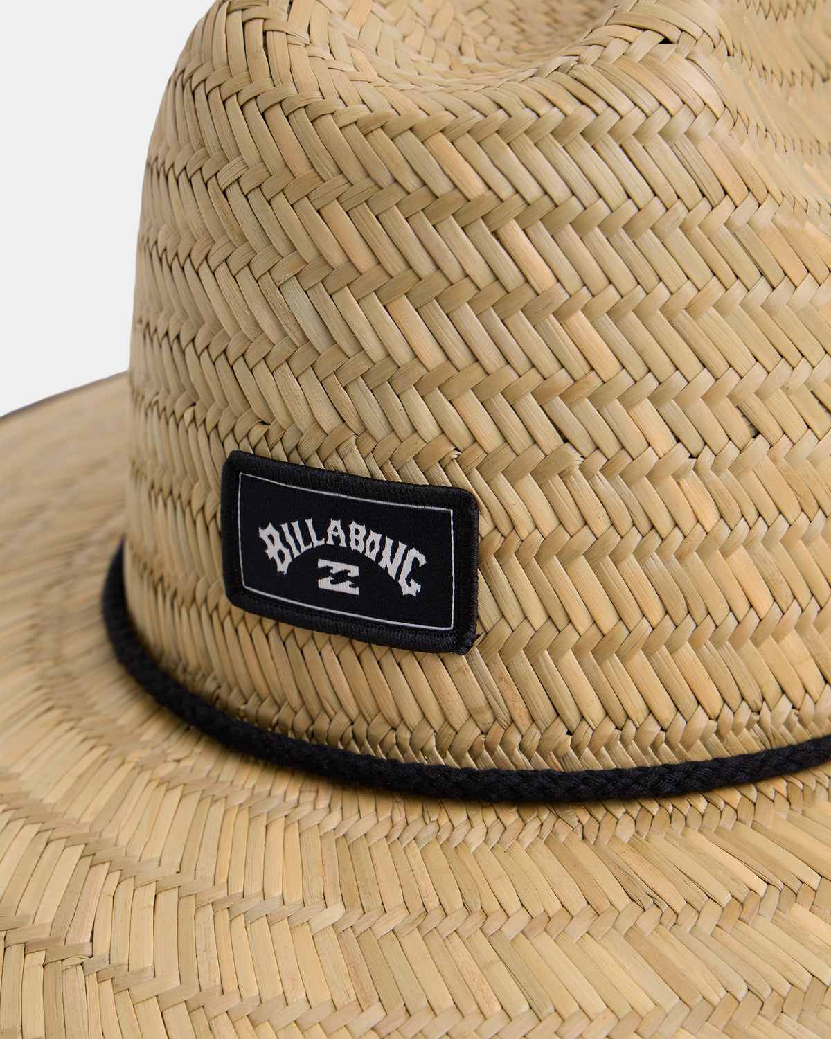 Mens Tides Print Straw Hat