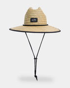 Mens Tides Print Straw Hat