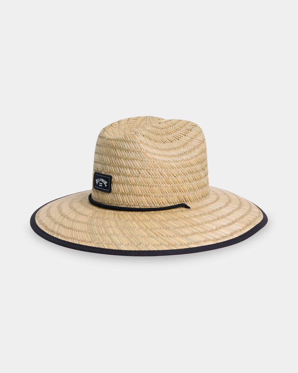 Mens Tides Print Straw Hat