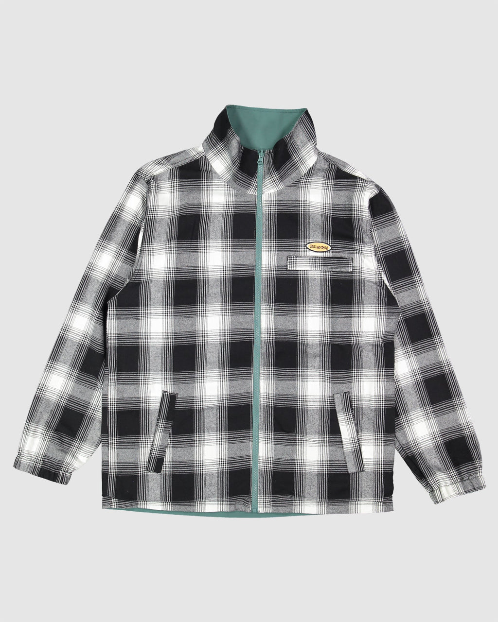 Mens Checked Out Reversible Spray Jacket