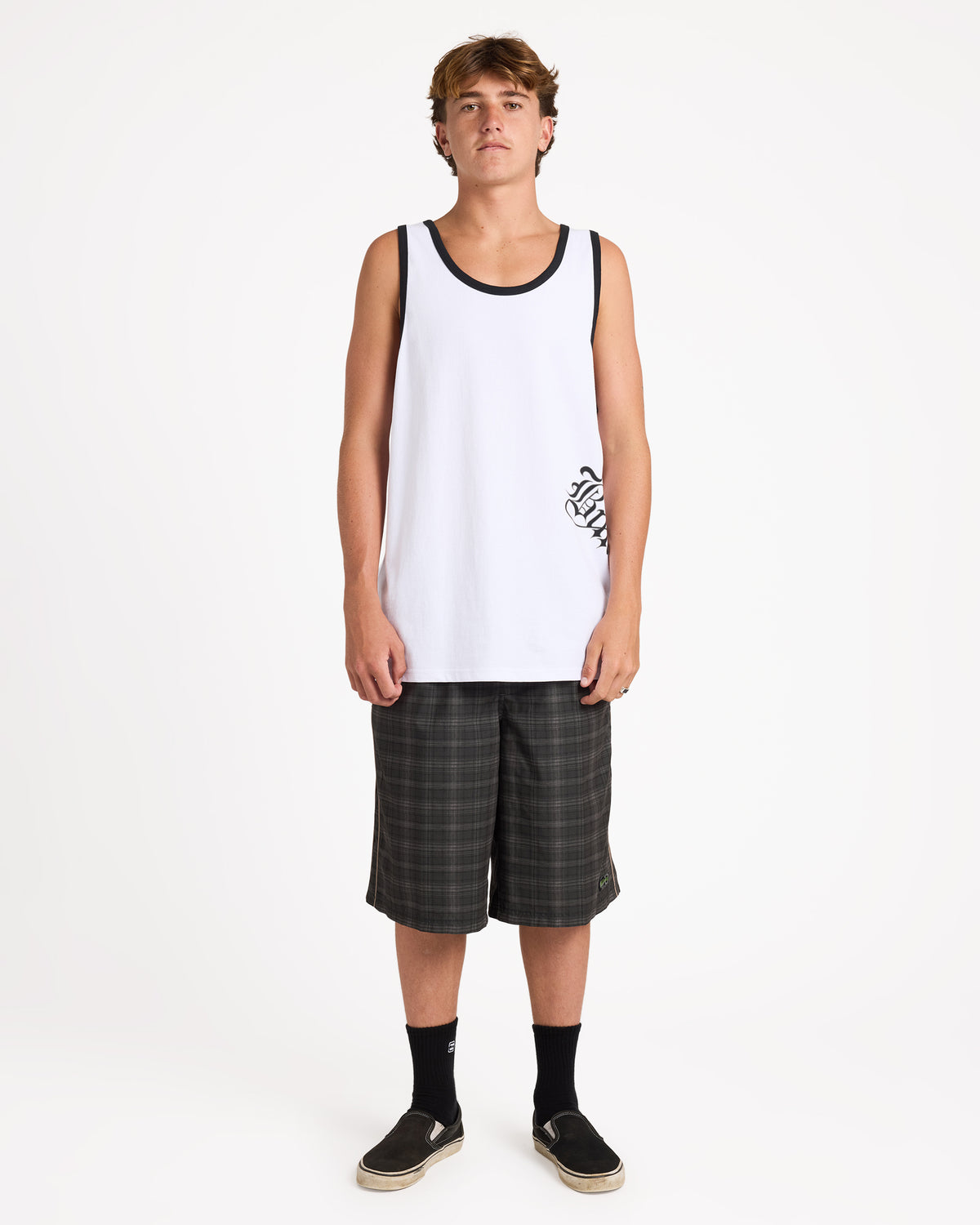 Mens Immortal Check 23" Boardshorts