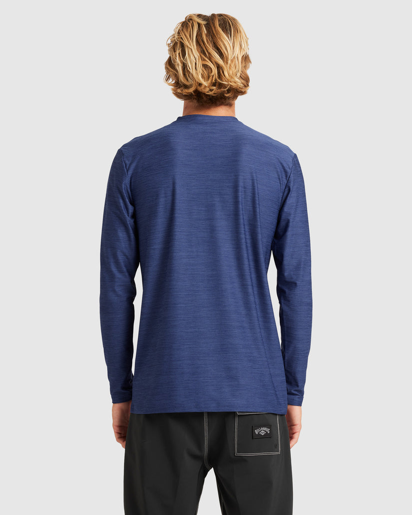 Mens Shoreline Loose Fit Long Sleeve Rash Vest