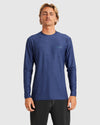 Mens Shoreline Loose Fit Long Sleeve Rash Vest