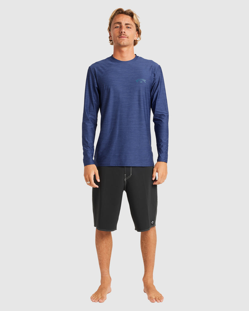 Mens Shoreline Loose Fit Long Sleeve Rash Vest