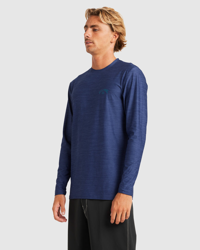 Mens Shoreline Loose Fit Long Sleeve Rash Vest