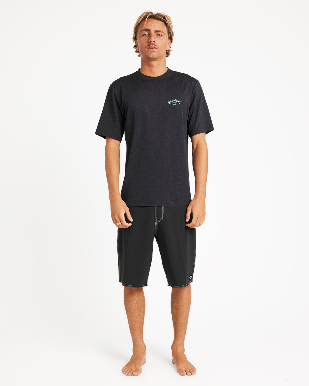 Mens Shoreline Loose Fit Short Sleeve Rash Vest