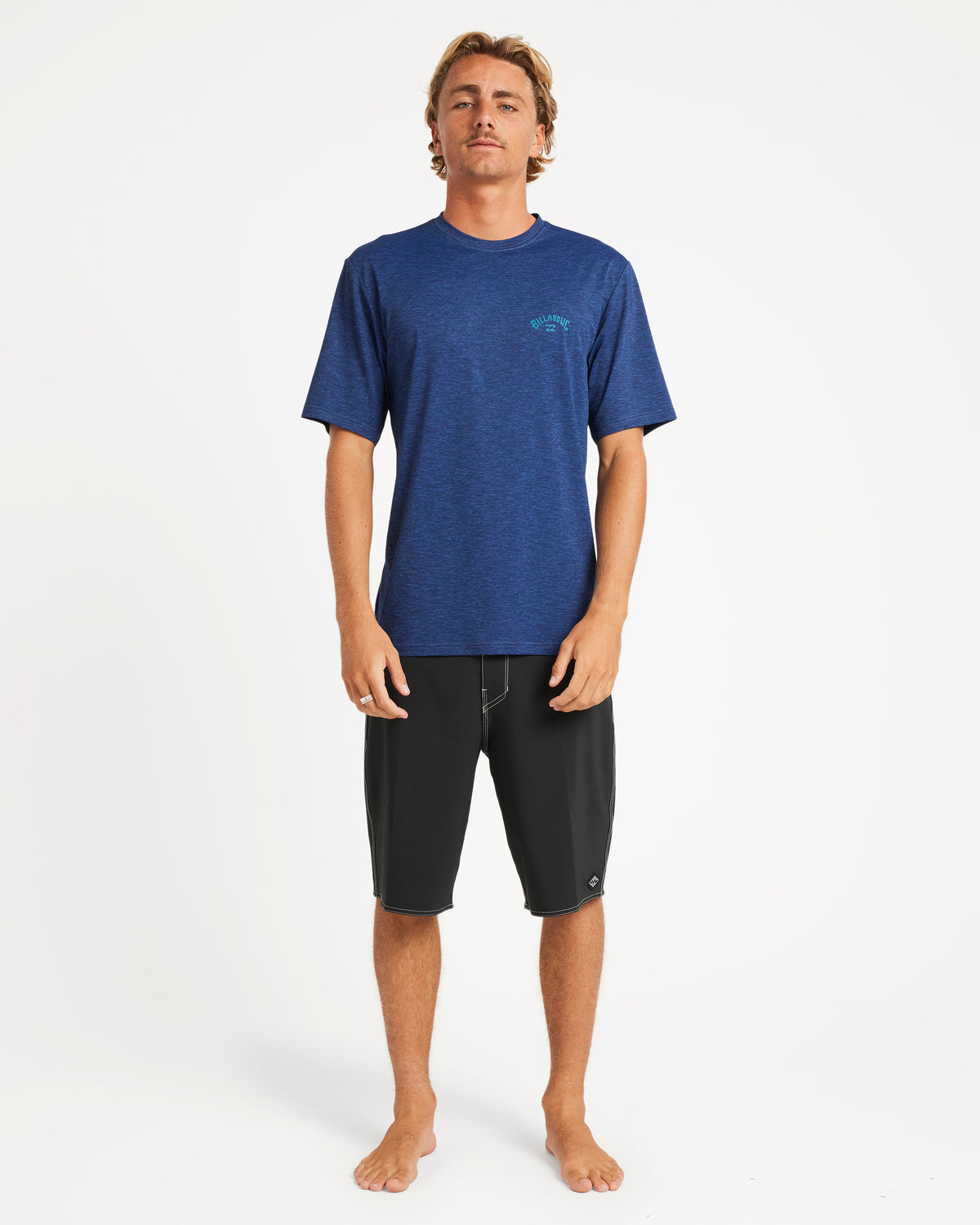 Mens Shoreline Loose Fit Short Sleeve Rash Vest