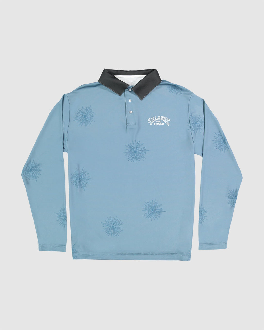 Mens King Stingray Flowers Fisho Rash Vest