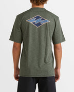 Mens Diamond Shoreline Rash Vest