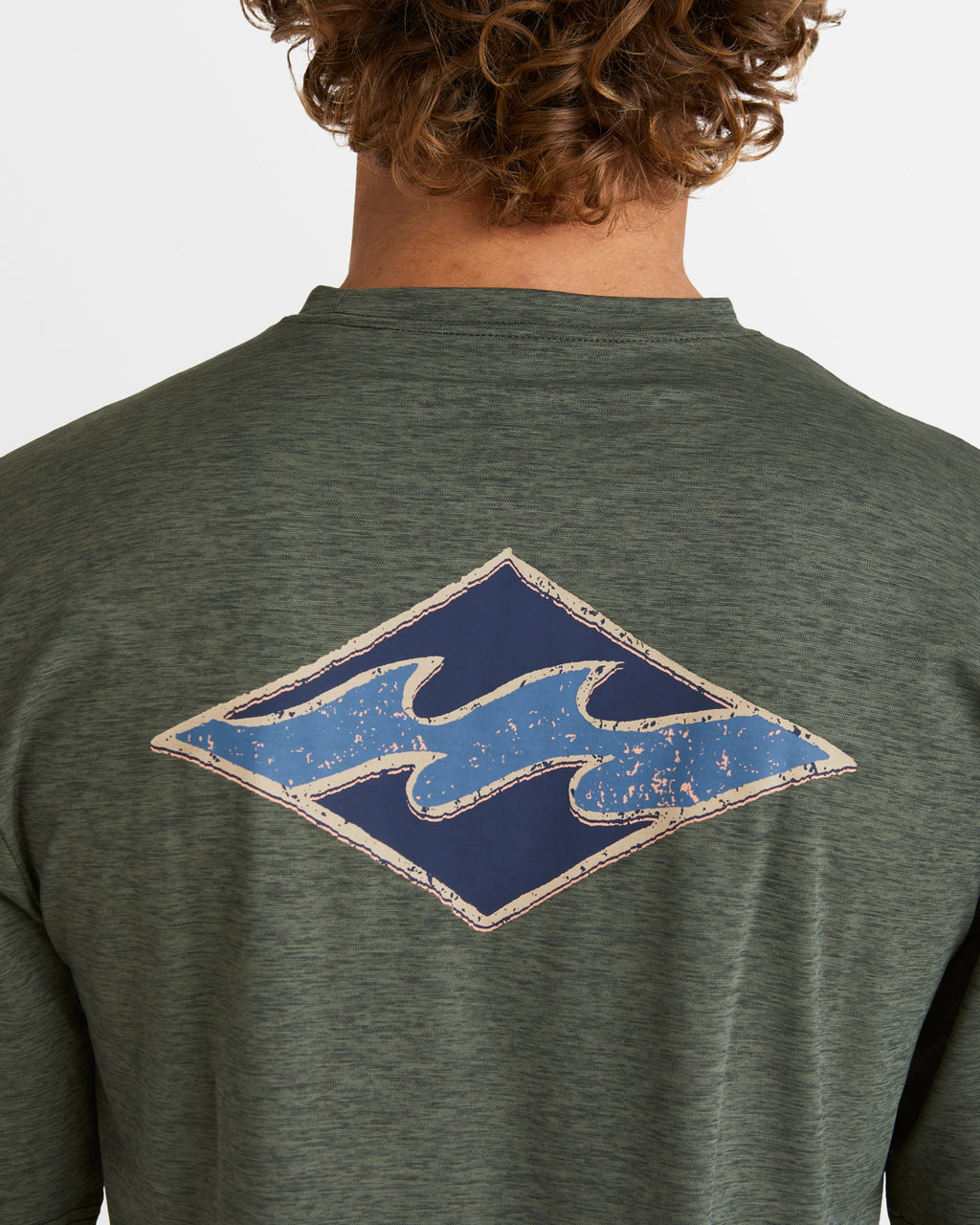 Mens Diamond Shoreline Rash Vest