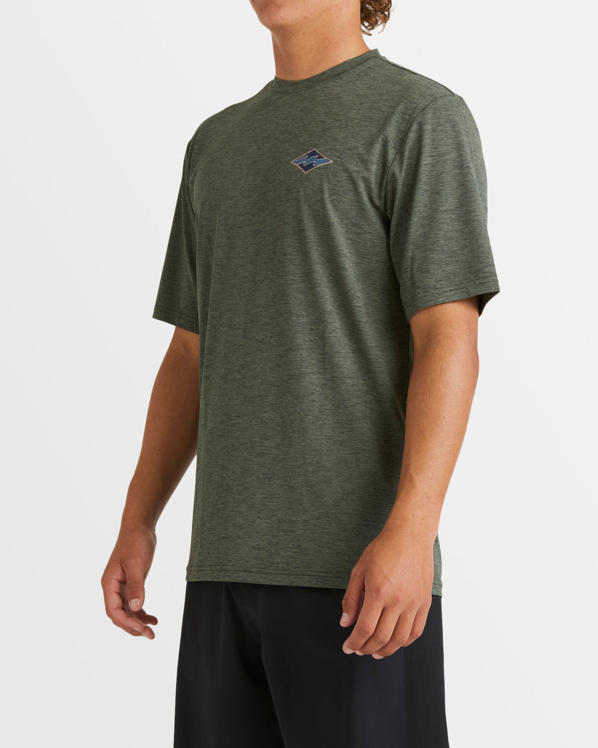 Mens Diamond Shoreline Rash Vest
