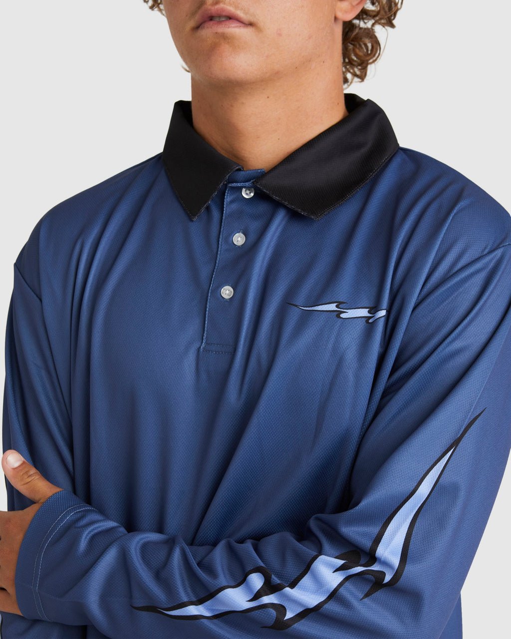 Mens Fisho UPF 50 Long Sleeve Surf Shirt