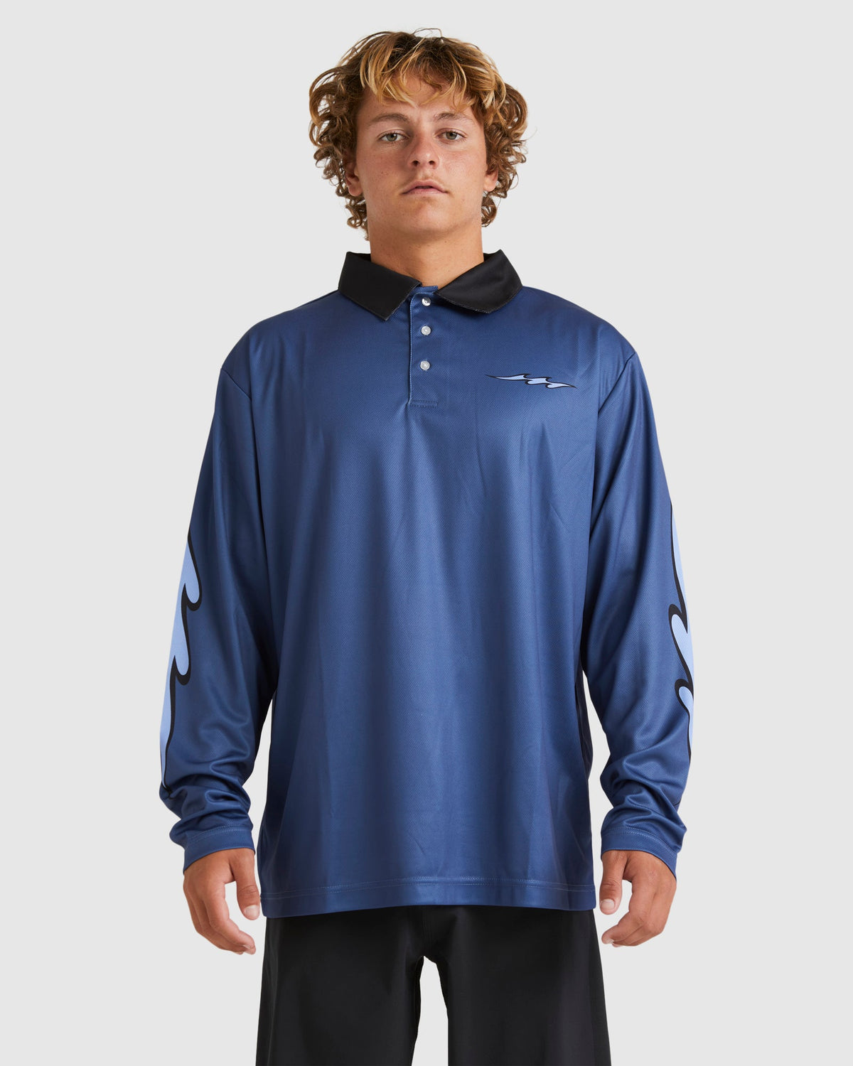 Mens Fisho UPF 50 Long Sleeve Surf Shirt
